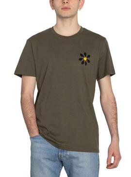 T-Shirt Klout Rudbeckia Khaki para Mulher e Homem