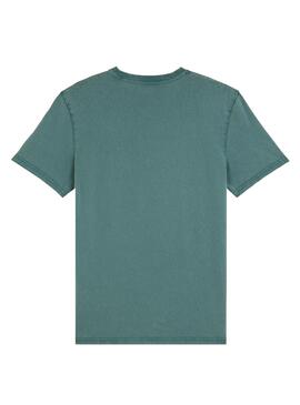 T-Shirt Klout Basica Tinto Turquesa Homem e Mulher