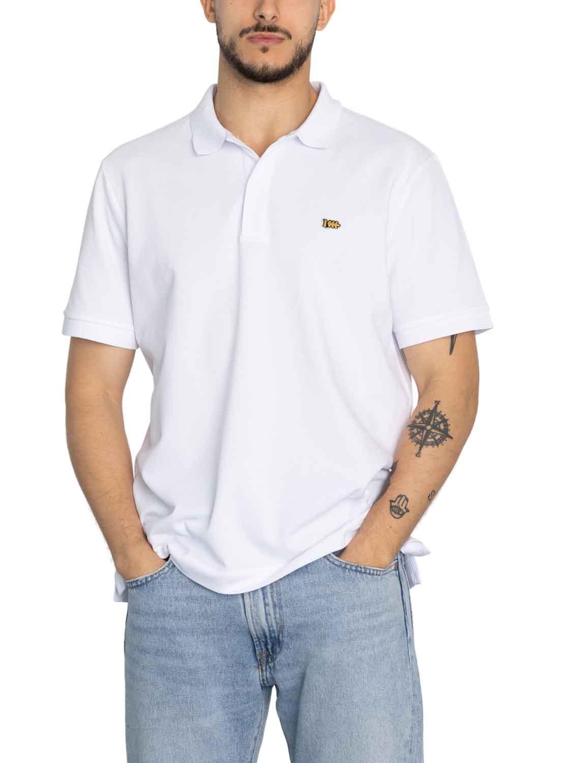 Polo Klout Basic Branco para Homem