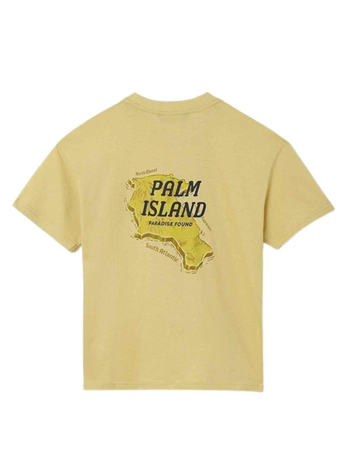 T-Shirt Mayoral Palm Island Amarelo para Menino