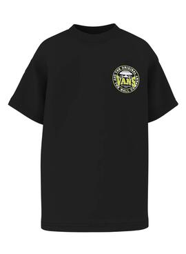 T-Shirt Vans Estabelecido Preto para Menino