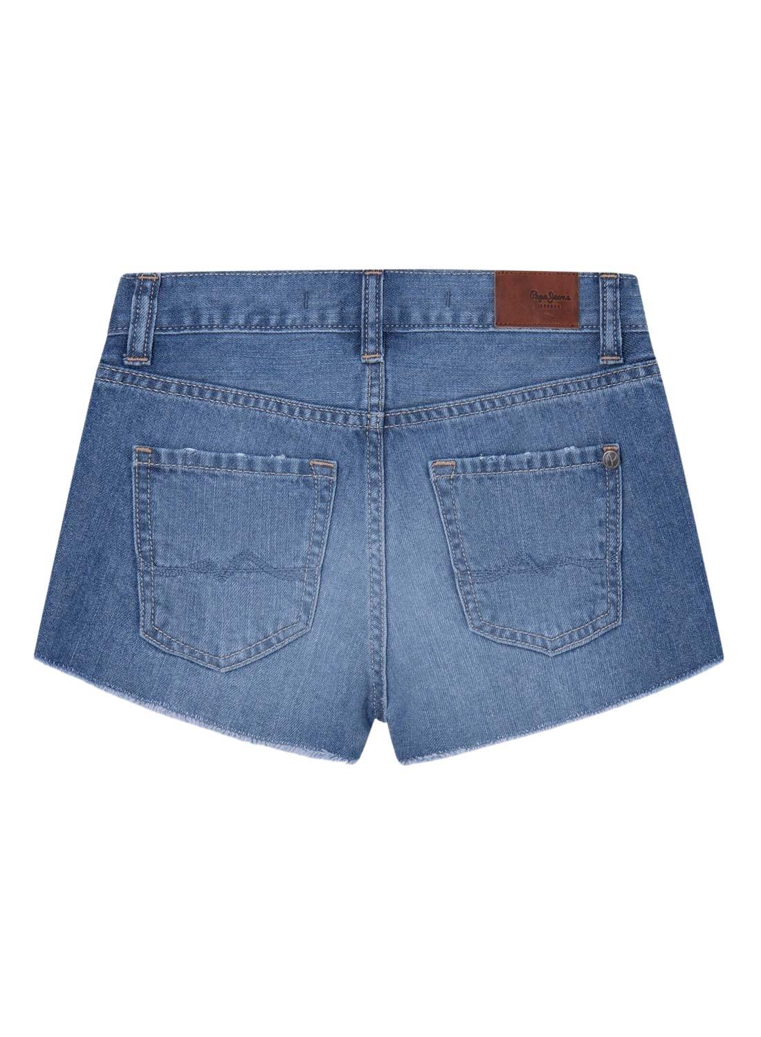 Shorts Pepe Jeans Patty Azul Claro para Menina