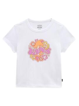 T-Shirt Vans Resort Branco para Mulher