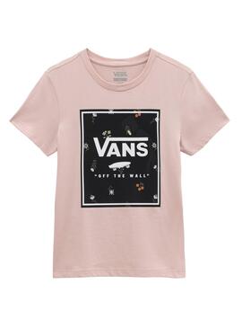 T-Shirt Vans Micro Disty Rosa para Mulher