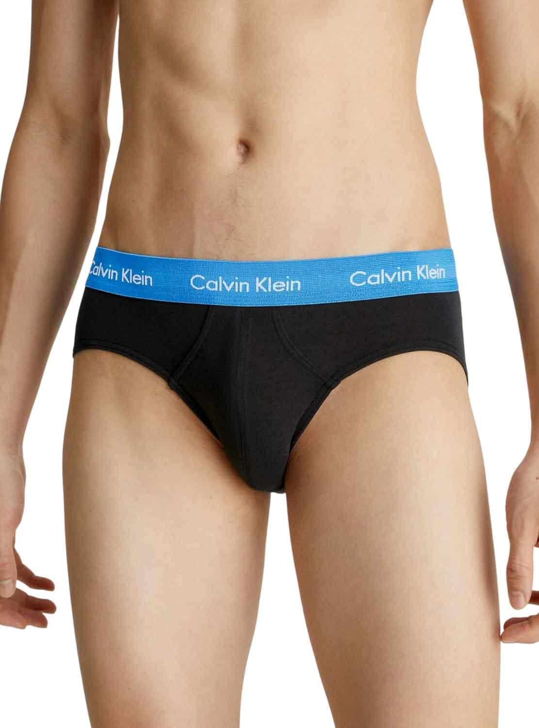 Cuecas Calvin Klein Hip Breve Azul Marinho Homem