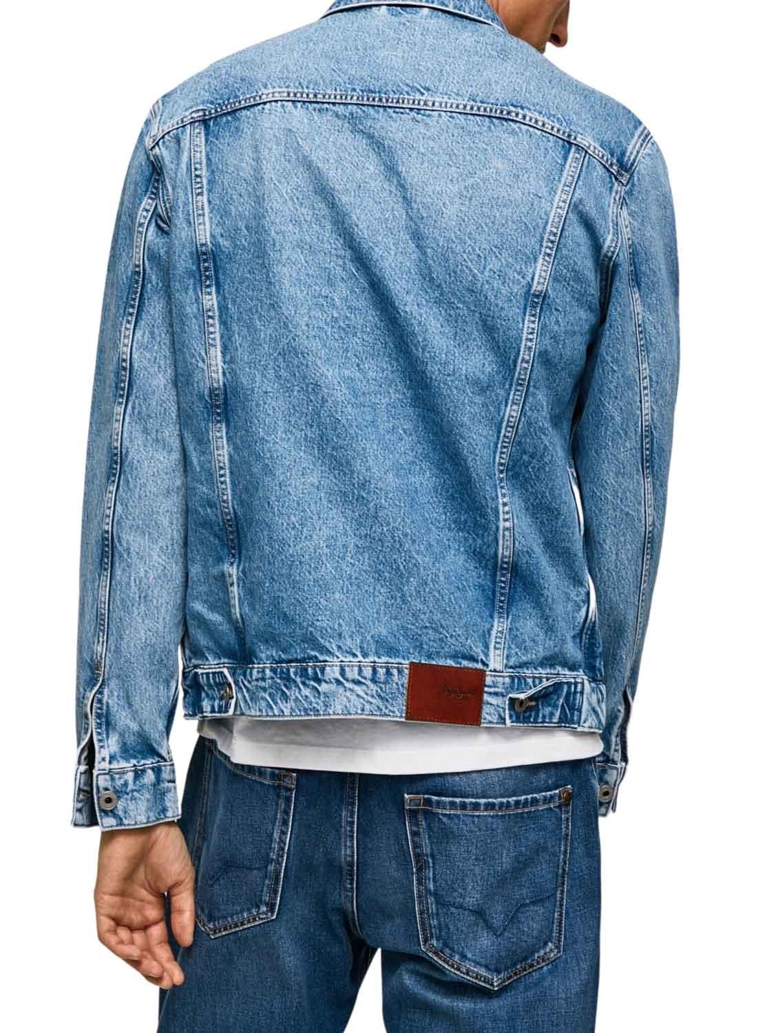 Casaca Denim Pepe Jeans Pinners Azul Homem