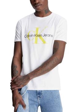 T-Shirt Calvin Klein Seasonal Branco Homem