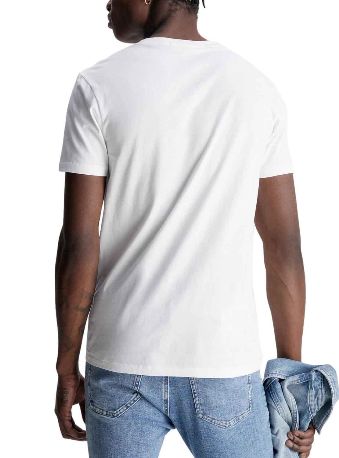 T-Shirt Calvin Klein Seasonal Branco Homem