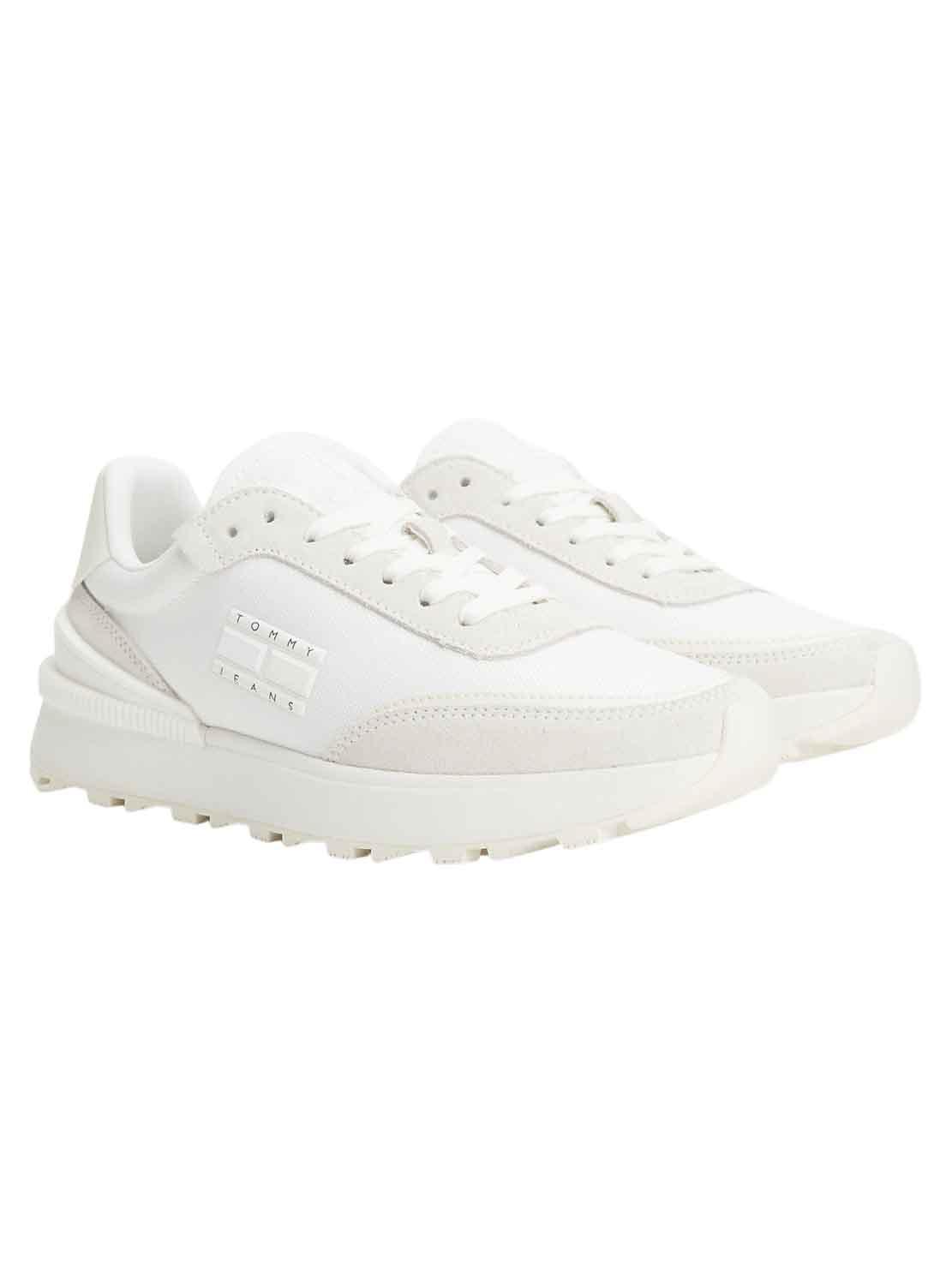 Sapatilhas Tommy Jeans Tech Runner Branco Mulher