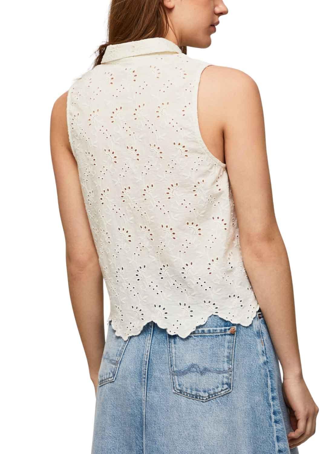 Camisa Pepe Jeans Eris Branco para Mulher