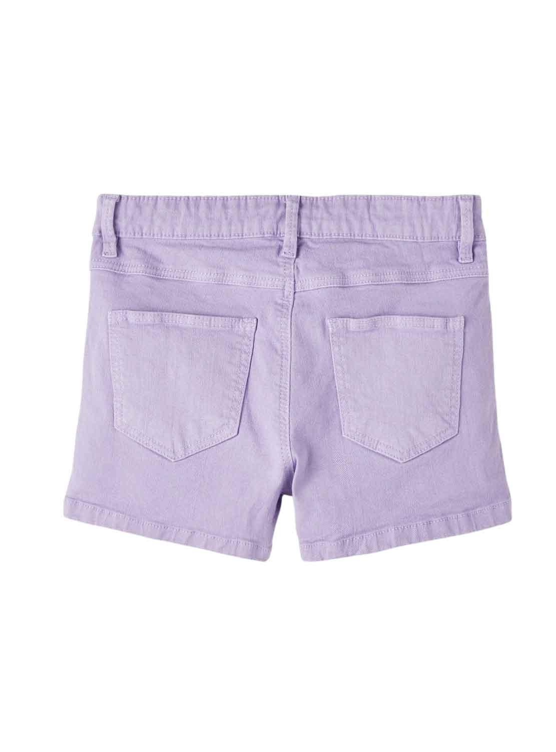 Shorts Name It Rose Lila para Menina