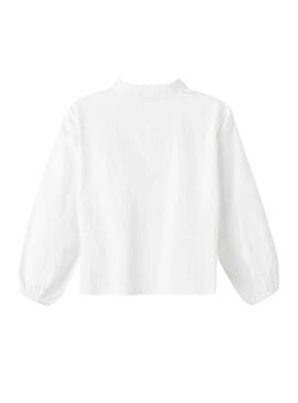 Camisa Name It Fanea Branco para Menina
