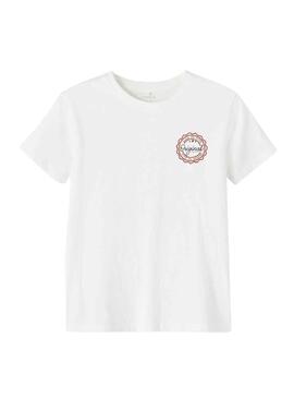 T-Shirt Name It Frasumus Branco para Menino