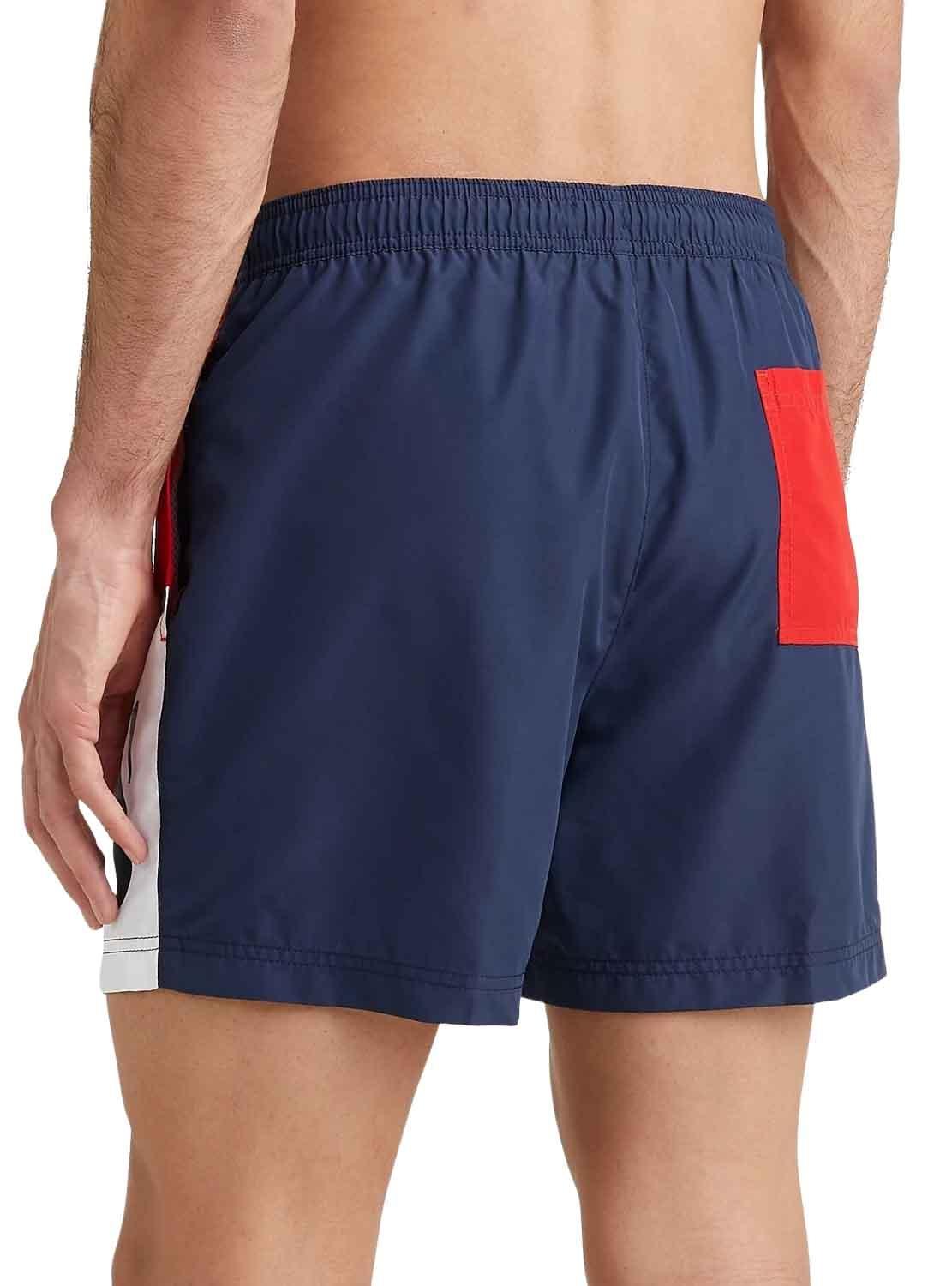 Swimsuit Tommy Jeans Archive Colorblock para Homem