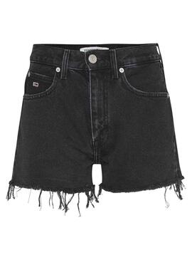 Shorts Tommy Jeans Hot Preto para Mulher