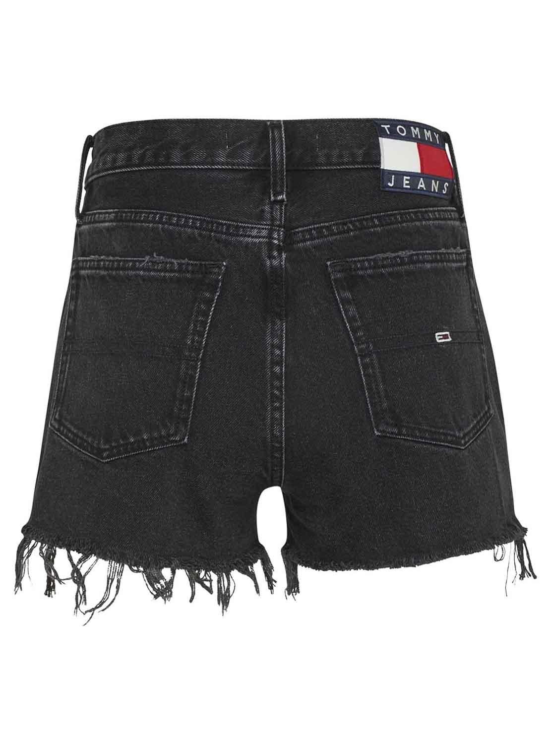 Shorts Tommy Jeans Hot Preto para Mulher