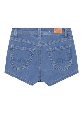 Shorts Pepe Jeans Tammy Jr Azul para Menina