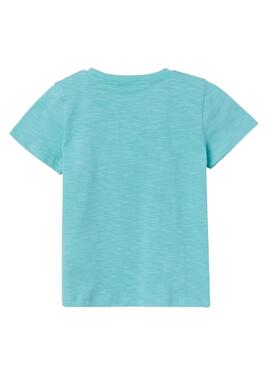 T-Shirt Name It Velbo Azul para Menino