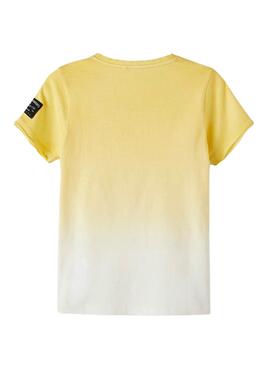 T-Shirt Name It Jander Amarelo para Menino
