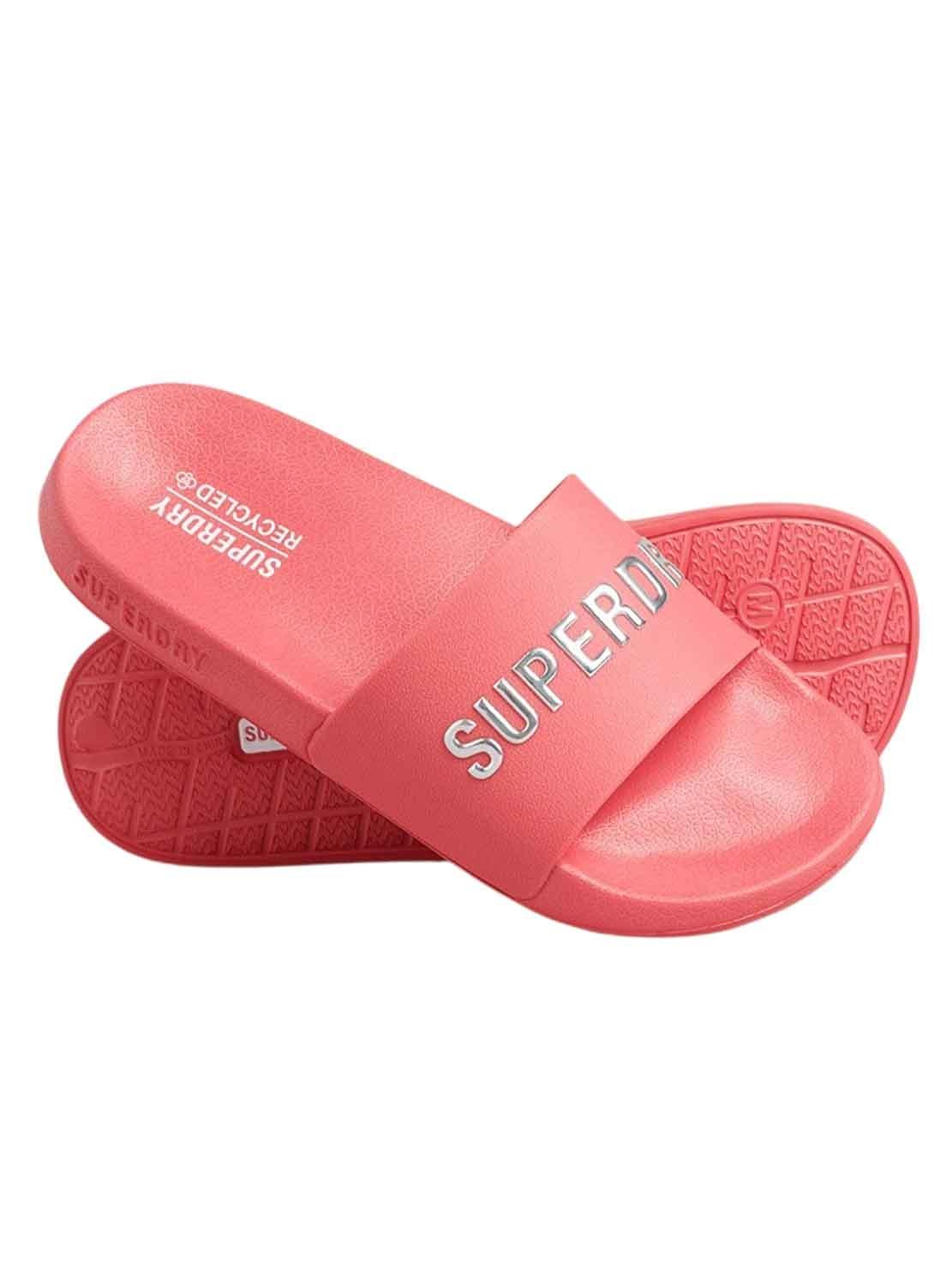 Flip flops Superdry Code Logo Rosa para Mulher