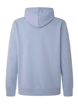 Sweat Pepe Jeans Edward Hoodie Azul para Homem