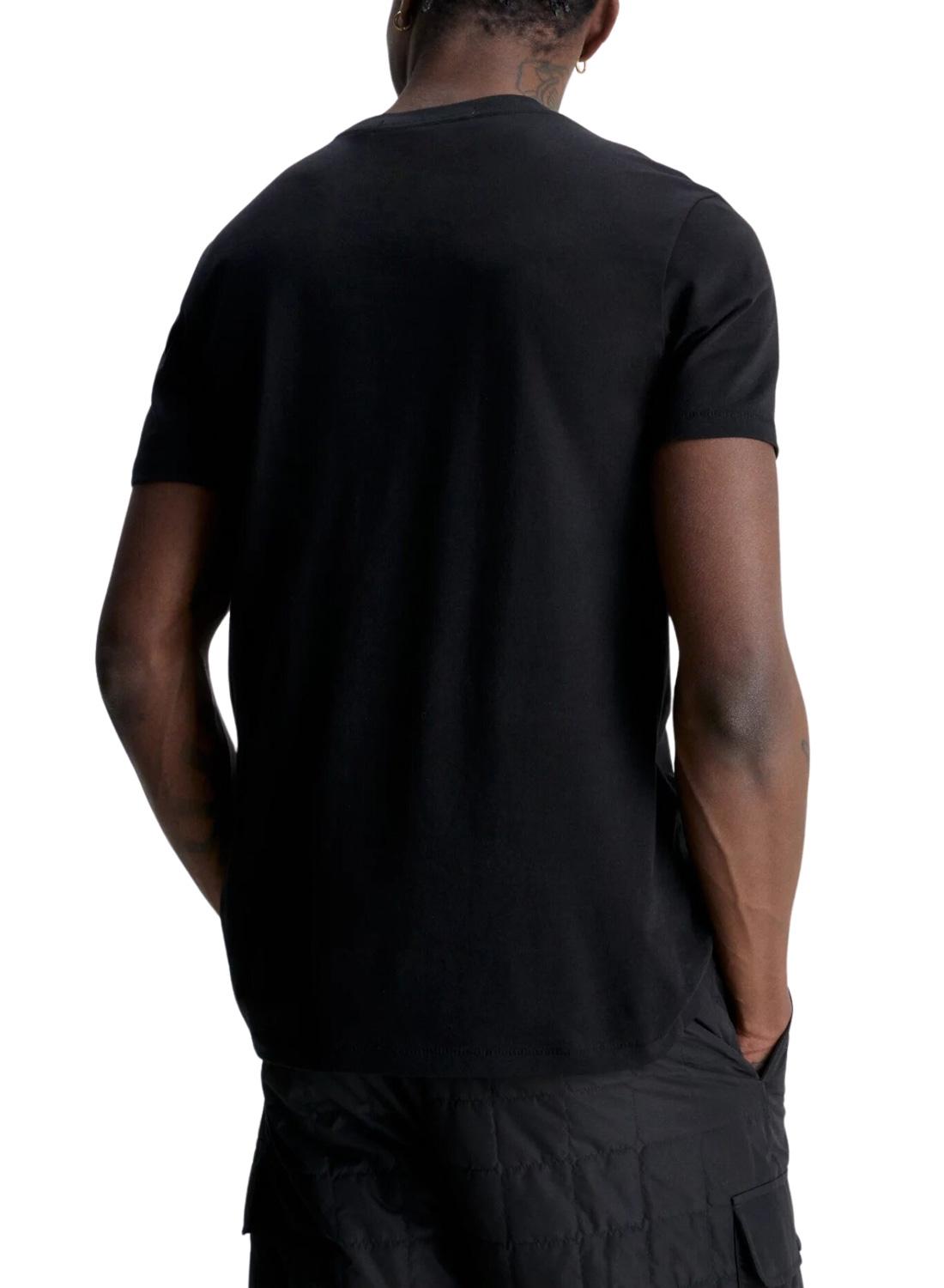 T-Shirt Calvin Klein Seasonal Preto para Homem