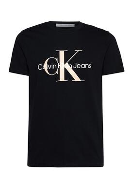 T-Shirt Calvin Klein Seasonal Preto para Homem