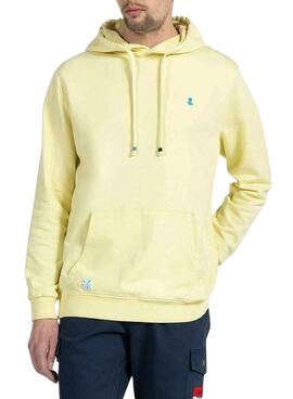 Sweat El Pulpo Hoodie Amarelo para Homem