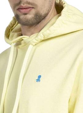 Sweat El Pulpo Hoodie Amarelo para Homem