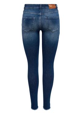 Calças Jeans Only Blush Azul Marinho para Mulher