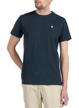 T-Shirt El Pulpo Basic Azul Marinho para Homem