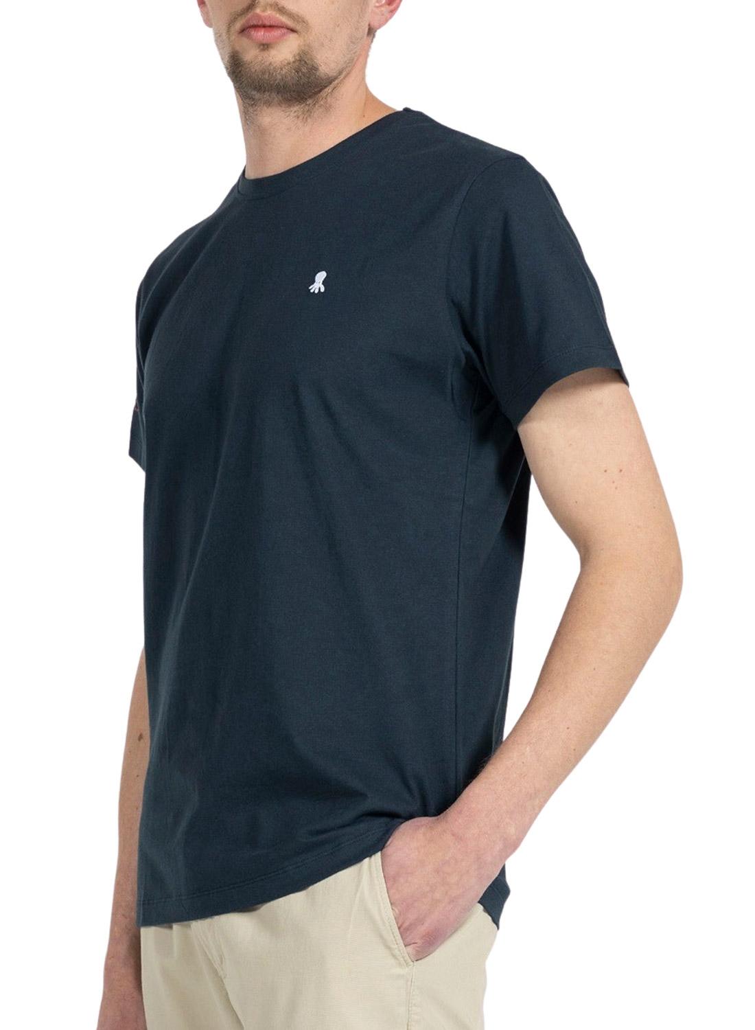 T-Shirt El Pulpo Basic Azul Marinho para Homem