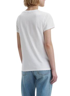 T-Shirt Levis Quilt Branco para Homem
