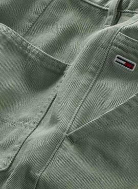 Calças Tommy Jeans Bax Verde para Homem