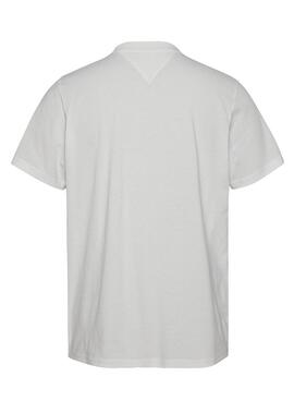 T-Shirt Tommy Jeans Entry Branco para Homem