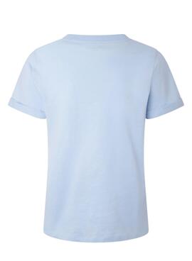 T-Shirt Pepe Jeans Goldie Azul para Mulher