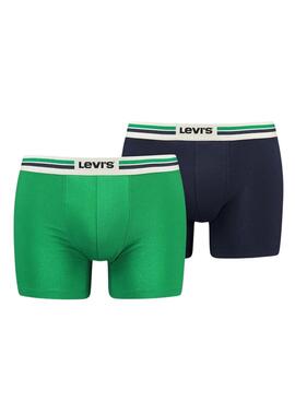 Cuecas Levis Placed Verde para Homem