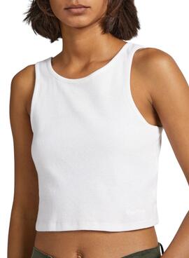 T-Shirt Pepe Jeans Anastasia Branco para Mulher