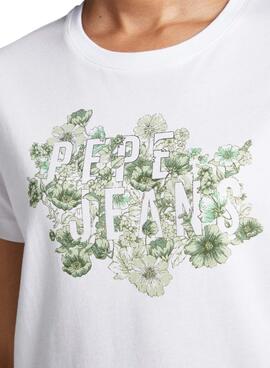 T-Shirt Pepe Jeans Alice Branco para Mulher