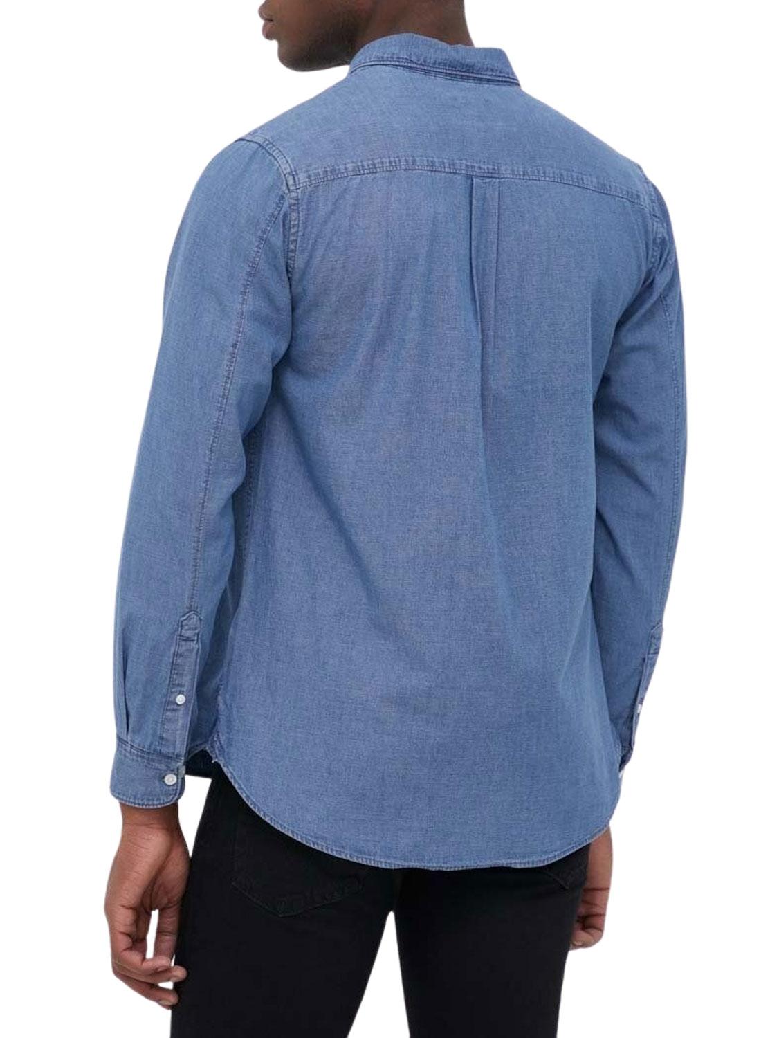 Camisa Pepe Jeans Cranmore Azul para Homem