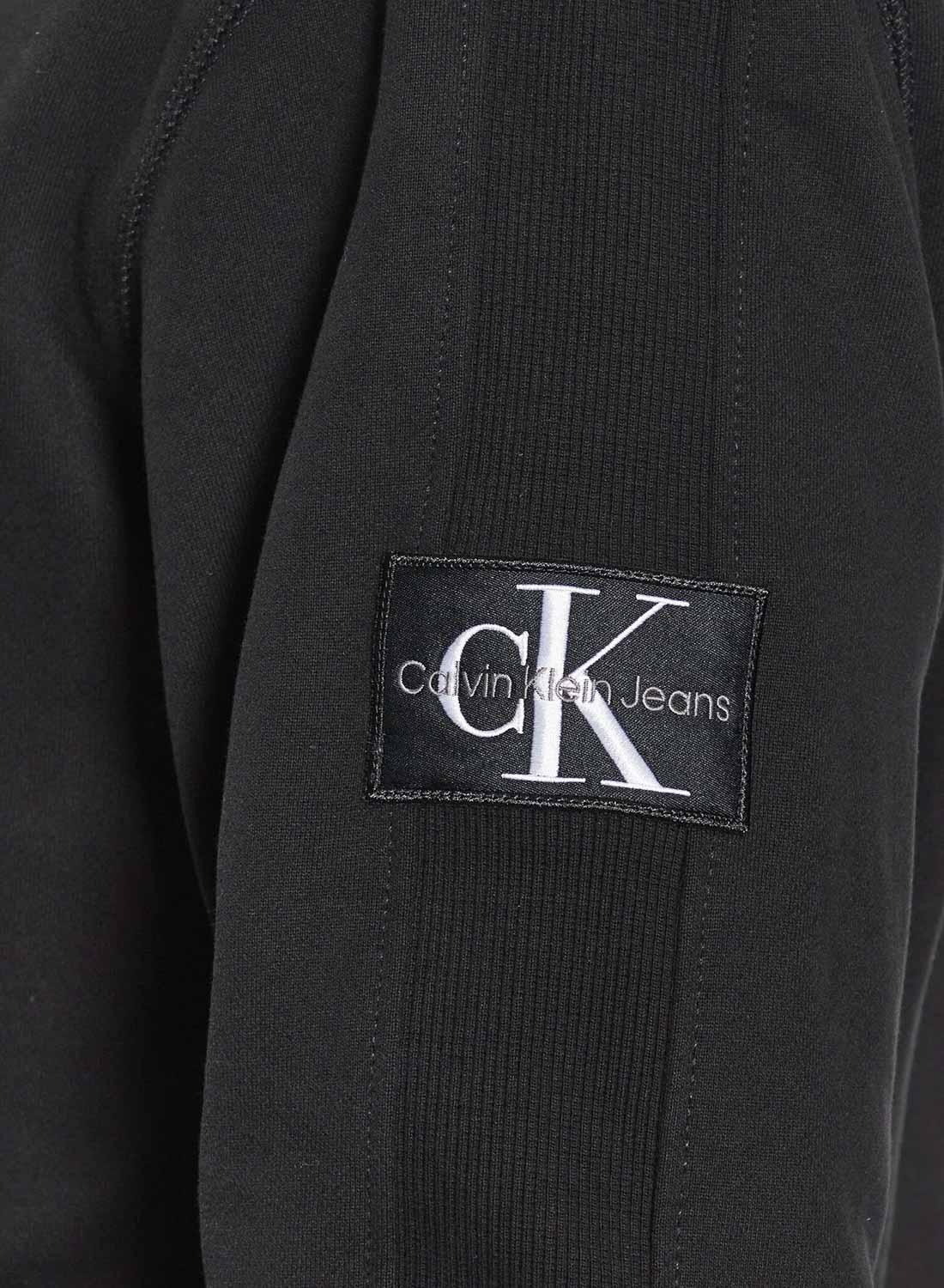 Sweat Calvin Klein Badge Preto para Homem