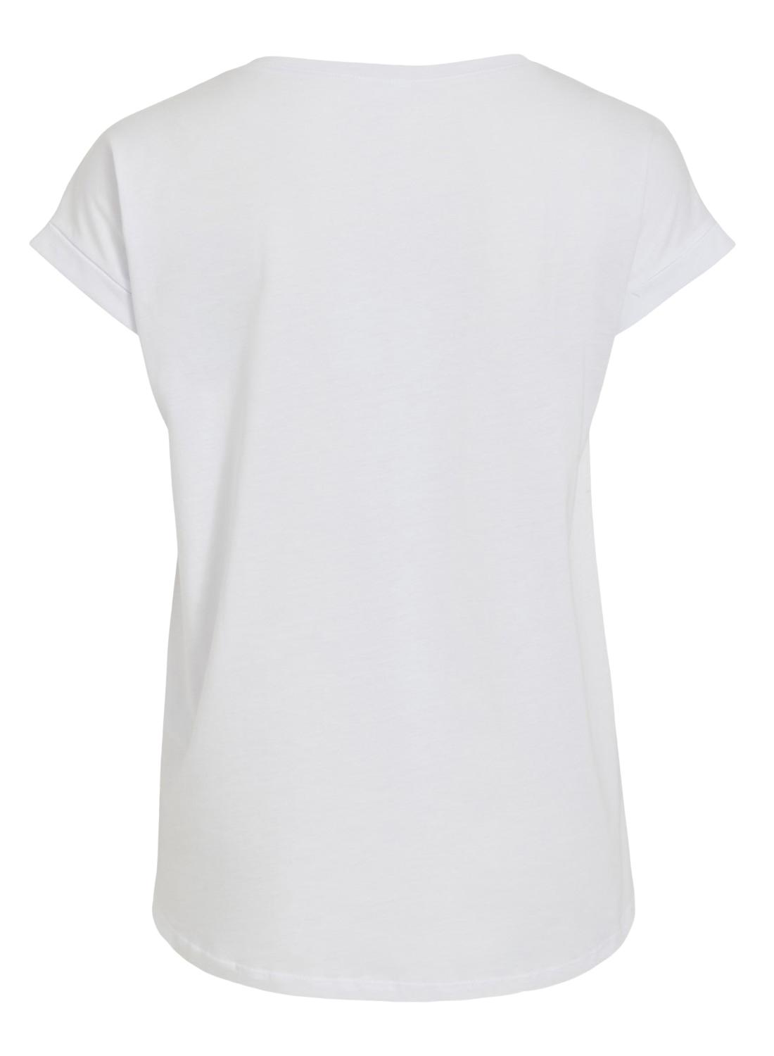 T-Shirt Vila Dreamers Branco para Mulher