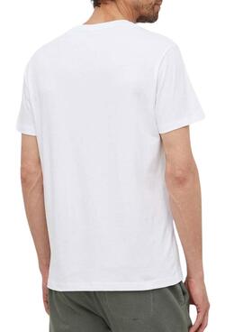 T-Shirt Pepe Jeans Oldwide Branco para Homem