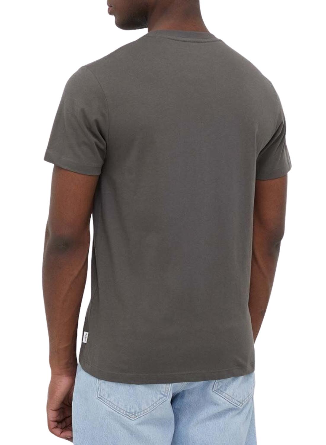 T-Shirt Pepe Jeans Oldwide Cinza para Homem