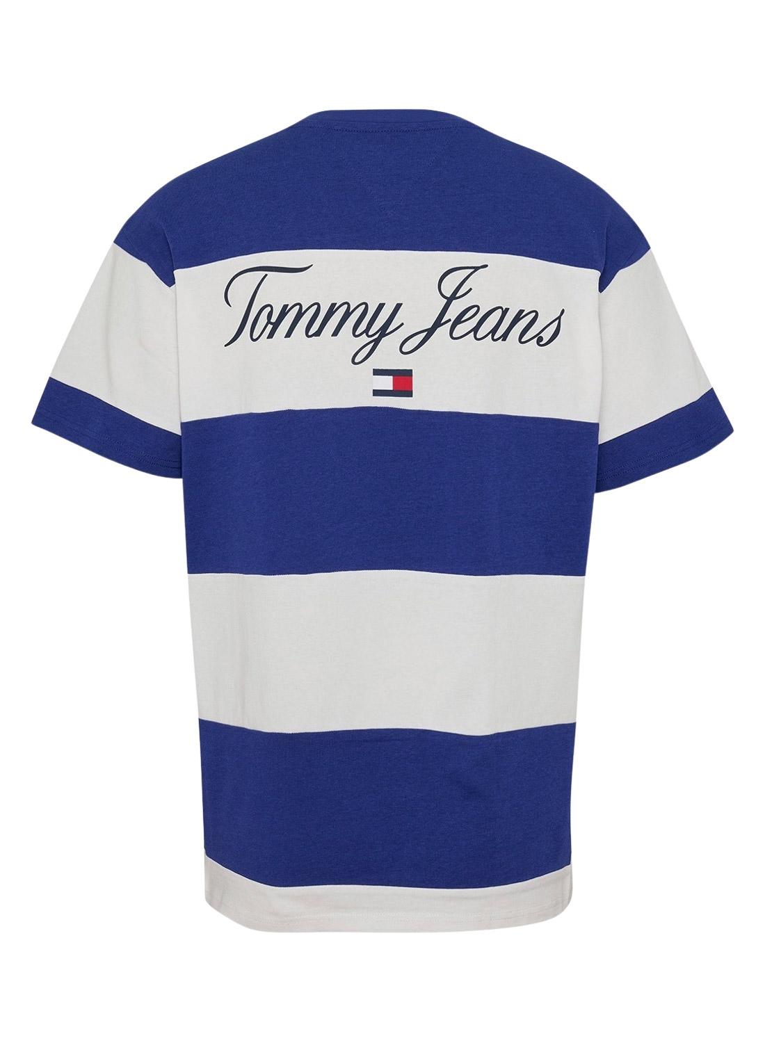 T-Shirt Tommy Jeans Serif Branco para Homem