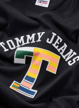 T-Shirt Tommy Jeans TJ Preto para Homem