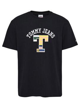 T-Shirt Tommy Jeans TJ Preto para Homem