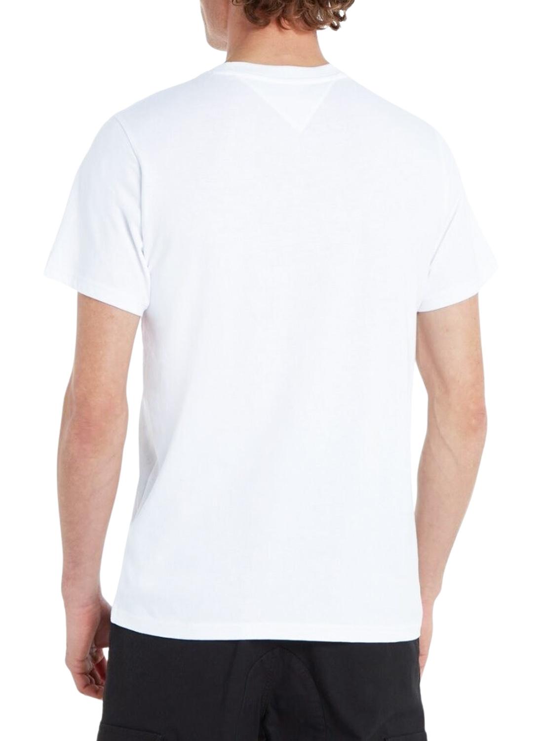 T-Shirt Tommy Jeans Carta Branco para Homem