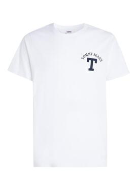 T-Shirt Tommy Jeans Carta Branco para Homem