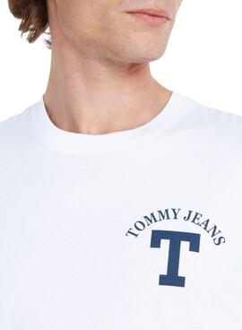 T-Shirt Tommy Jeans Carta Branco para Homem